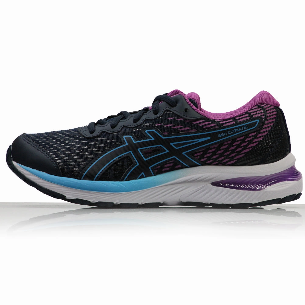 Asics Gel Cumulus 22 Junior Running Shoe - French Blue/Digital Grape Asics Waterproof Shoes