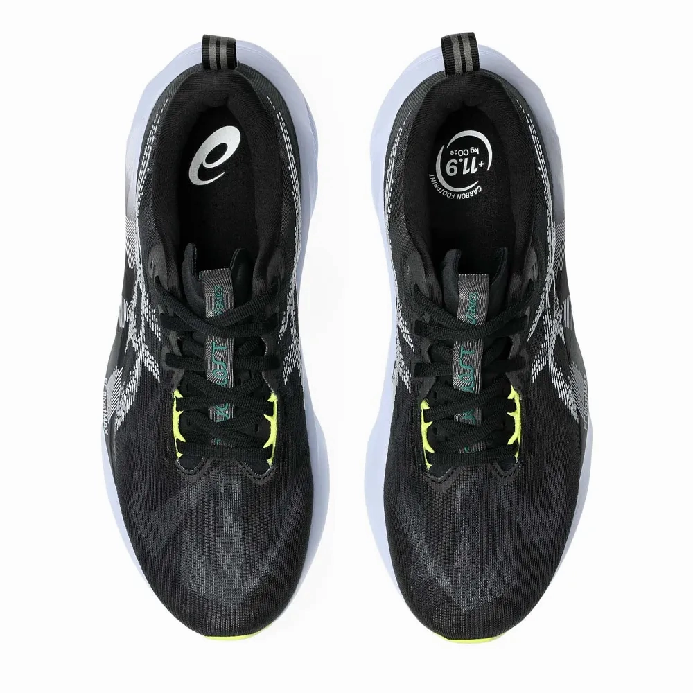 Men's - ASICS Novablast 5 - Black/Blue Fade Best Asics Running Shoes Marathon