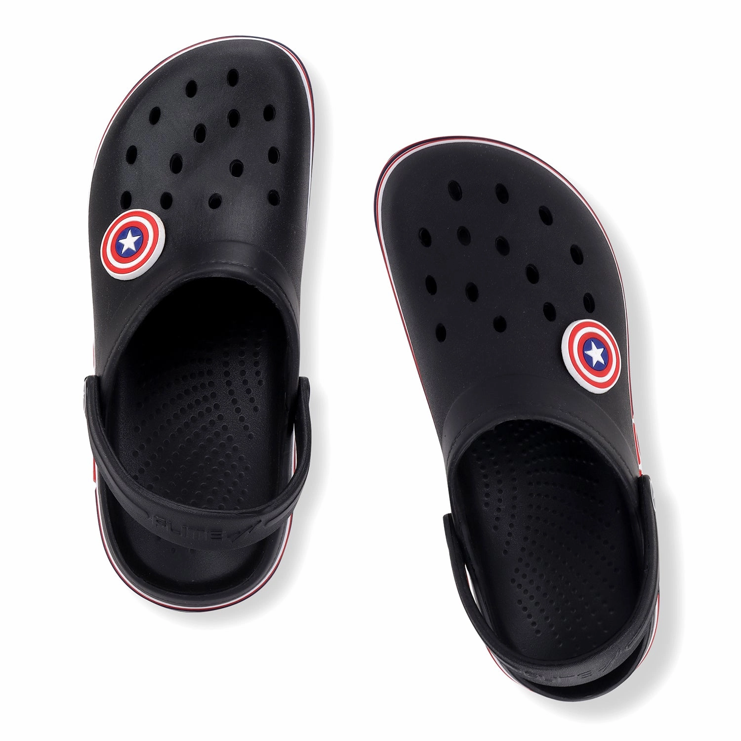 Clogs For Kids FL 3004 Leather Sandals Strap