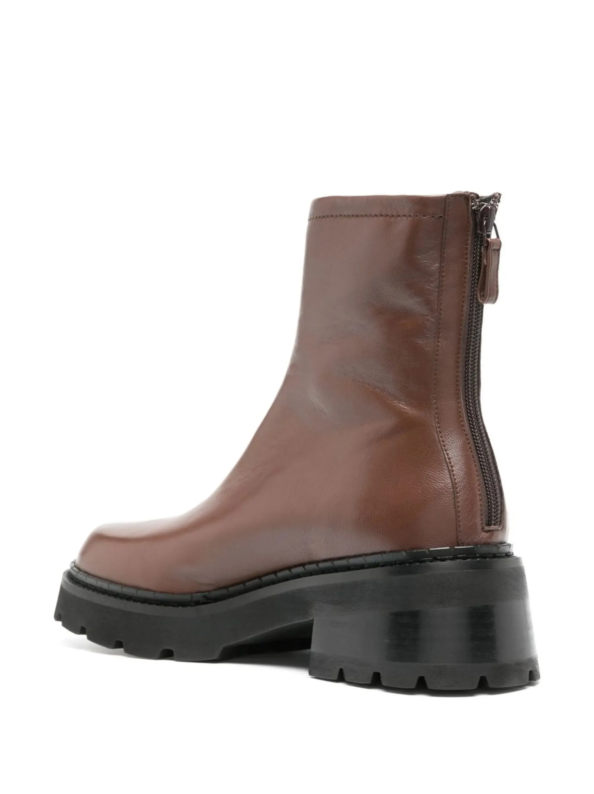 Wide Width Low Heel Ankle Boots Alistair leather ankle boots