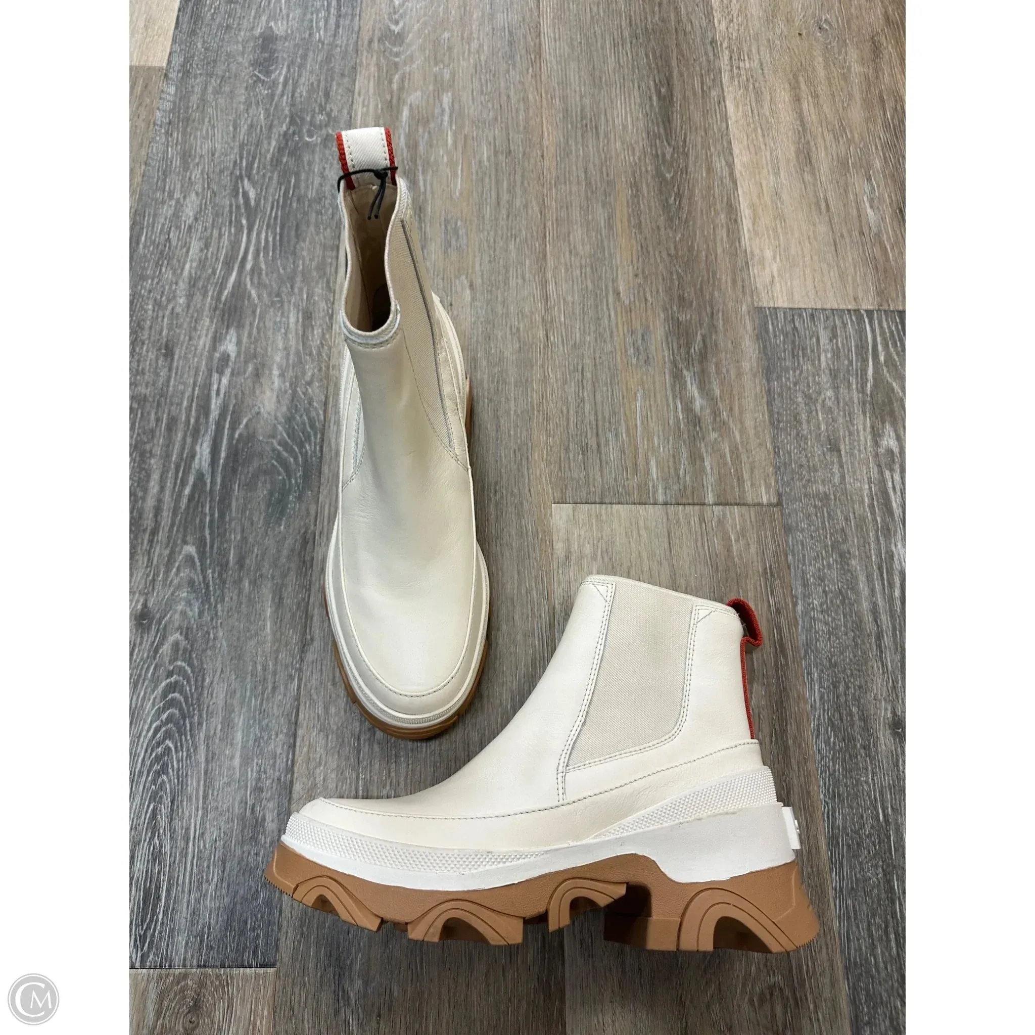 Tall Platform Combat Boots Boots Combat By Sorel In Cream, Size: 6