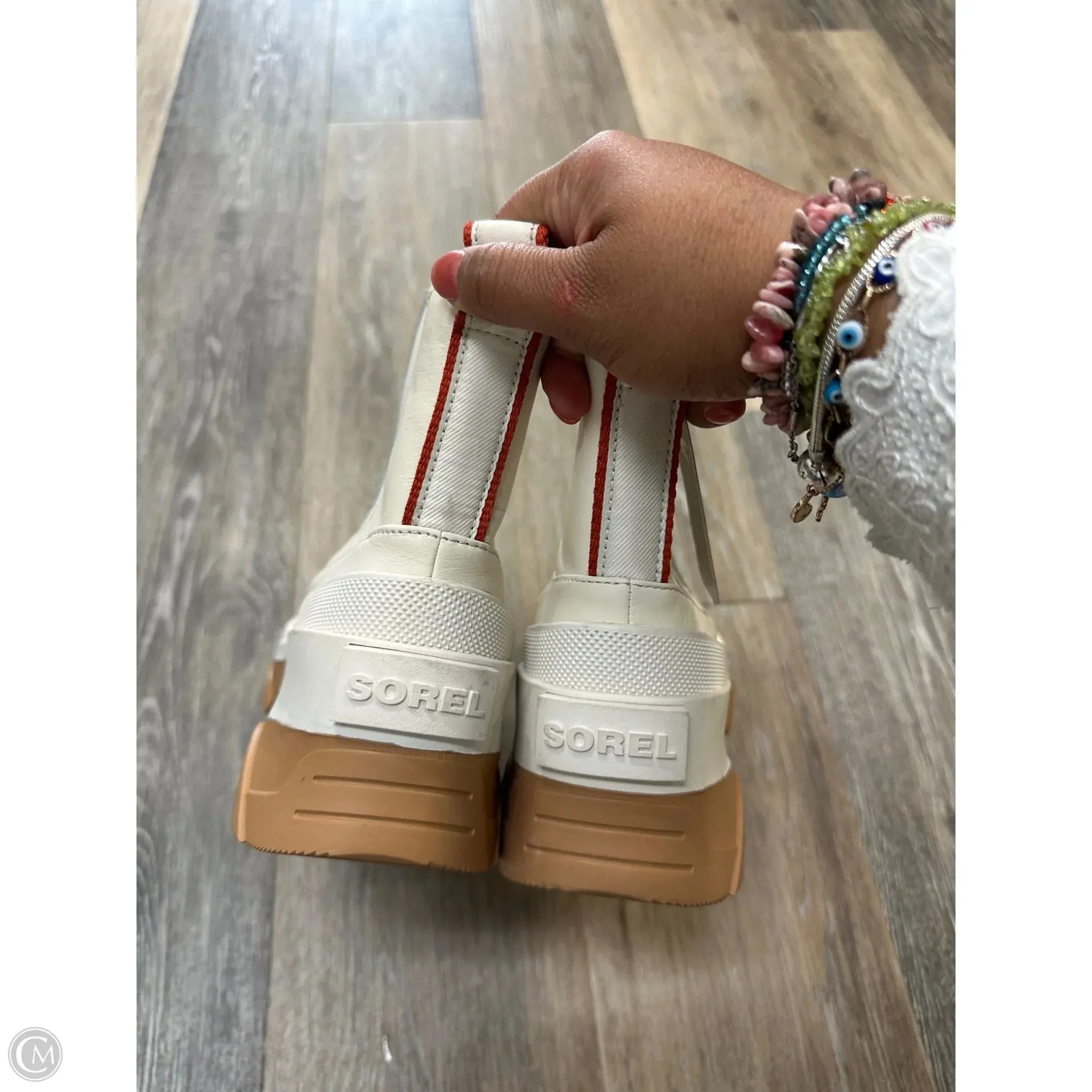 The Combat Boots Boots Combat By Sorel In Cream, Size: 6