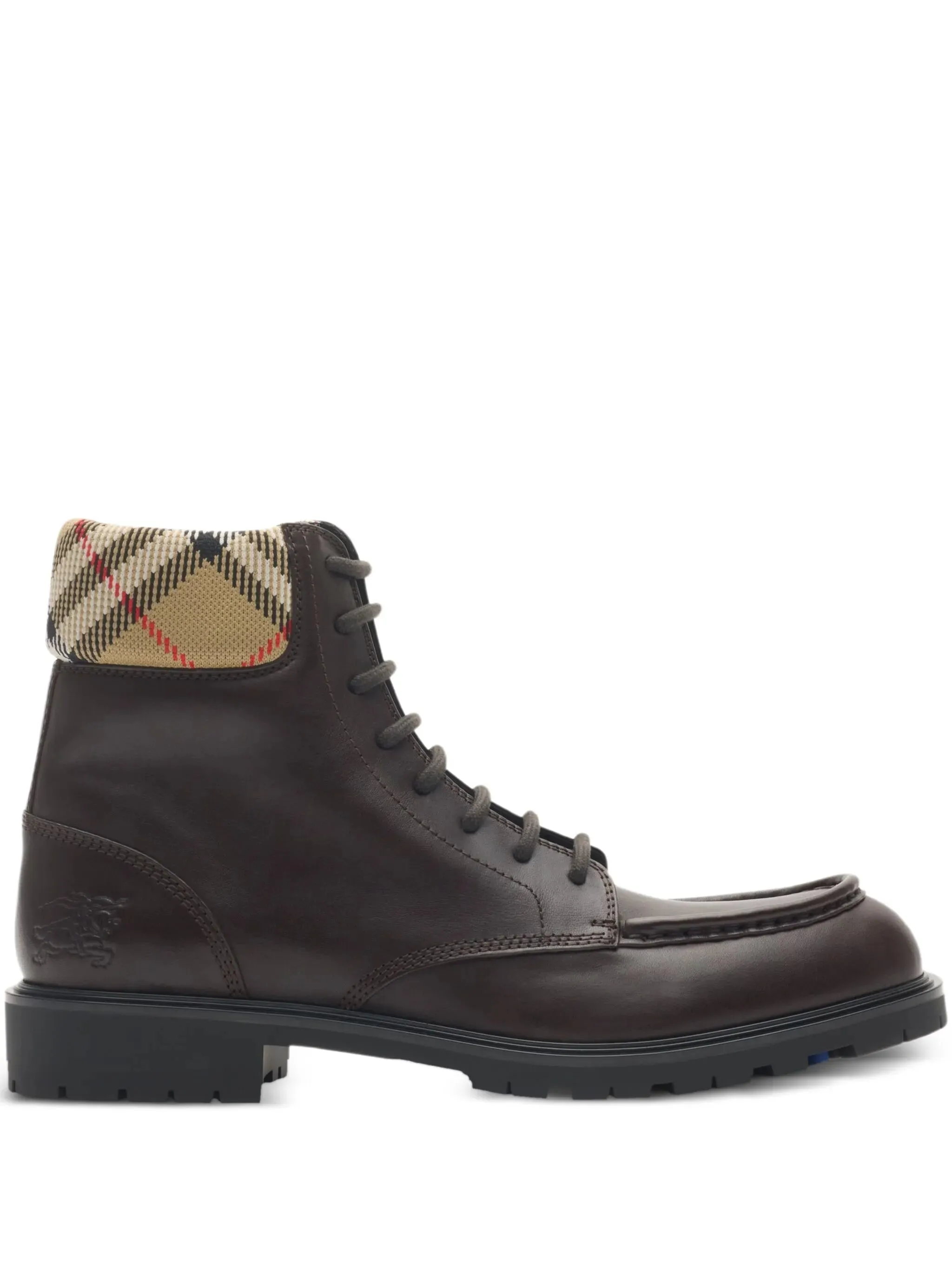 Combat Rogue leather boots Clear Combat Boots