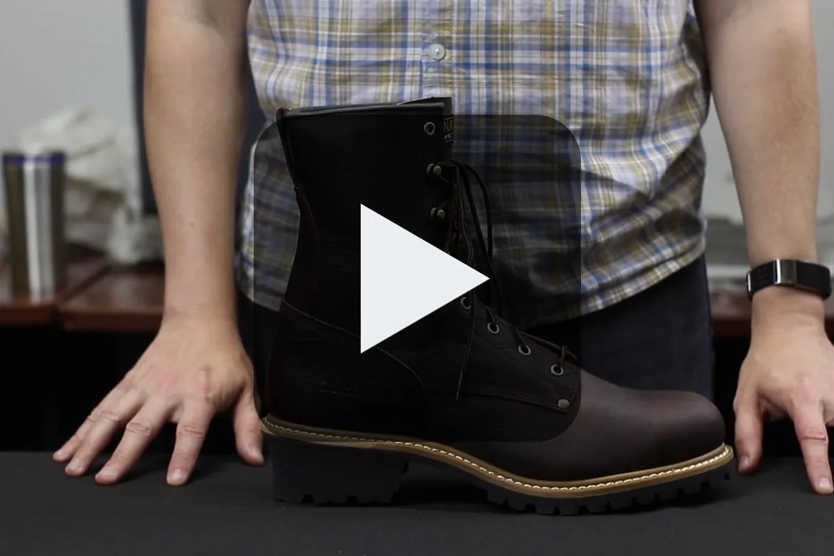 Carolina 8 Inch Steel Toe Logger Esd Rated Work Boots