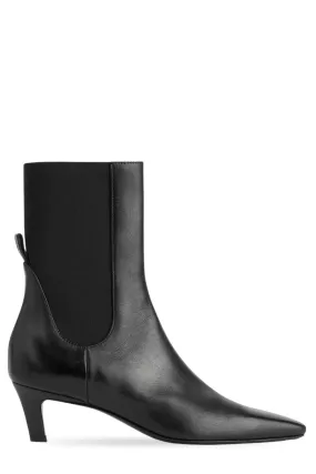 Work Boot Brands Leather Mid-Heel Boots