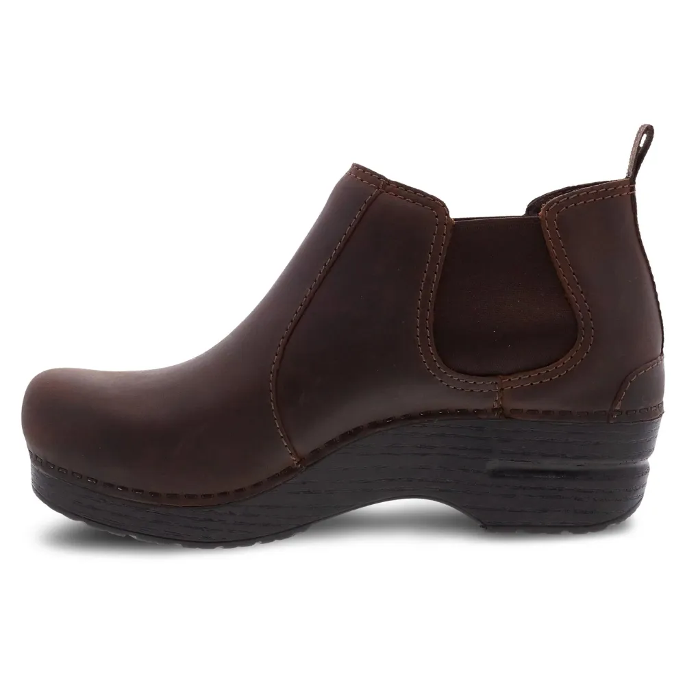 Gore-tex Chelsea Boots Dansko Frankie Antique Brown Oiled Boot Boot (Women's)