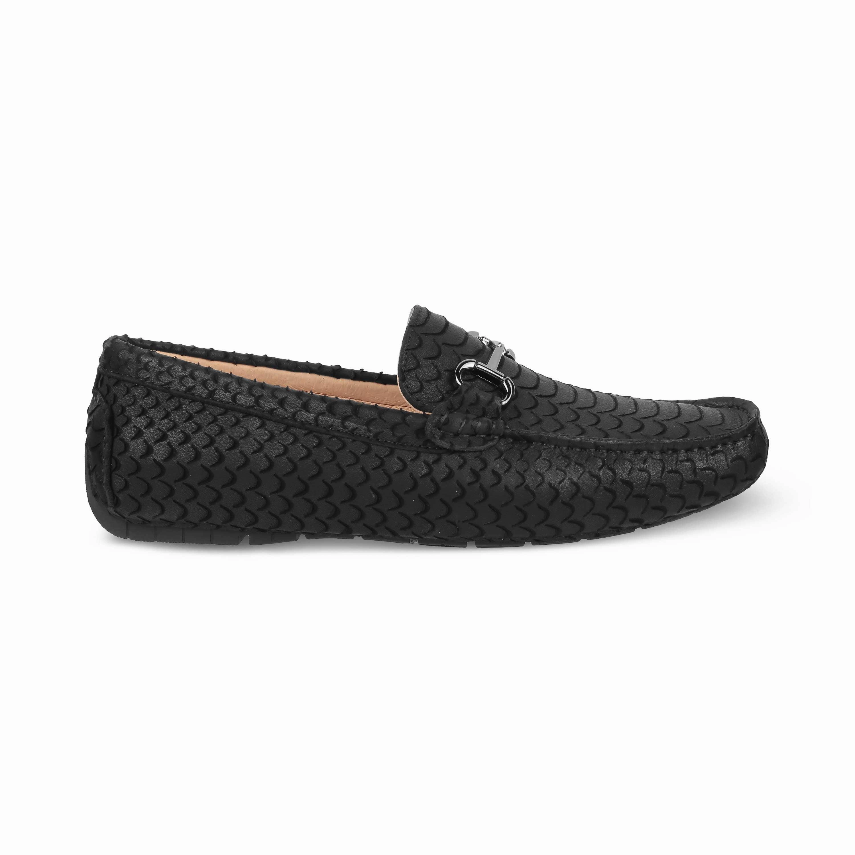 Tresmode Sofi Black Men's Leather Driving Loafers Best Insoles For Loafers