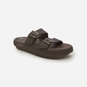Comfort Slides for Men Closed Toe Buckle Slide