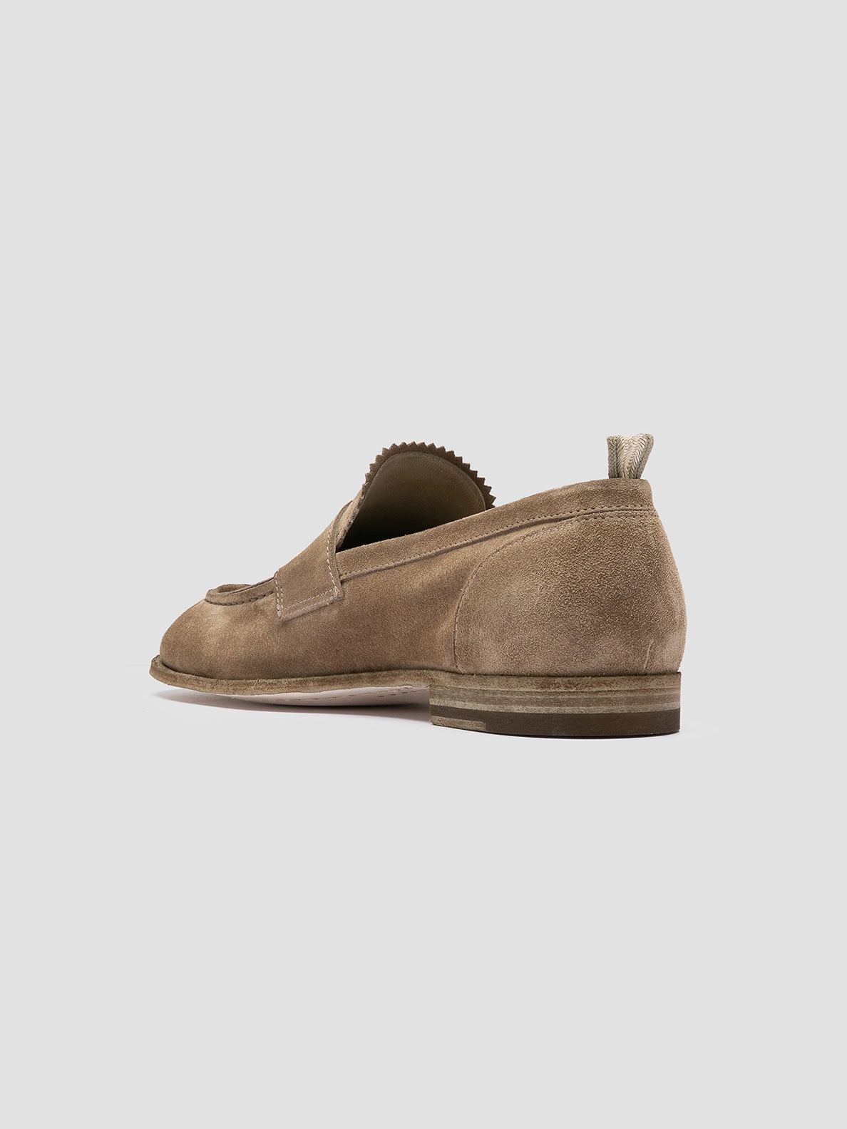 Baggy Jeans And Loafers SOLITUDE 001 - Taupe Suede Penny Loafers