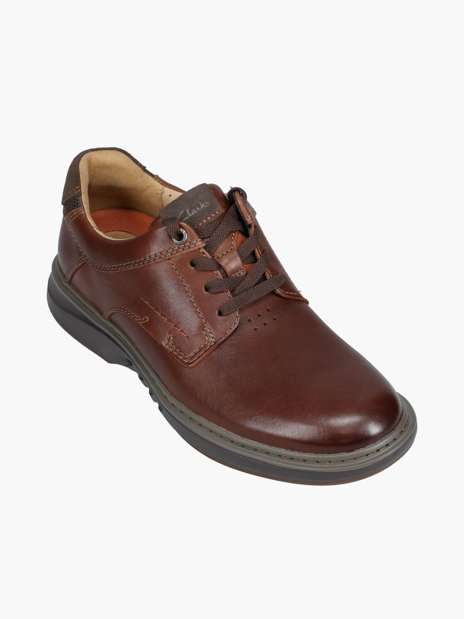 Berkshire Lug Sole Oxfords Un Briley Pace Tan Leather