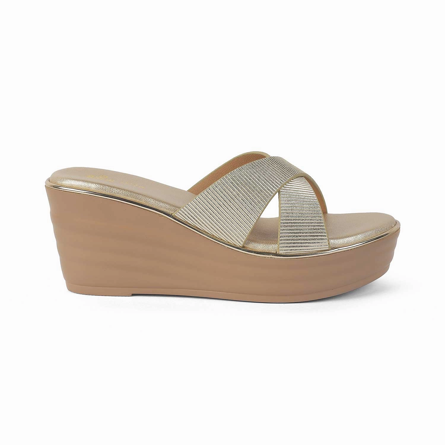 Softwalk Sandals Tresmode Kuget Gold Women's Dress Wedge Sandals