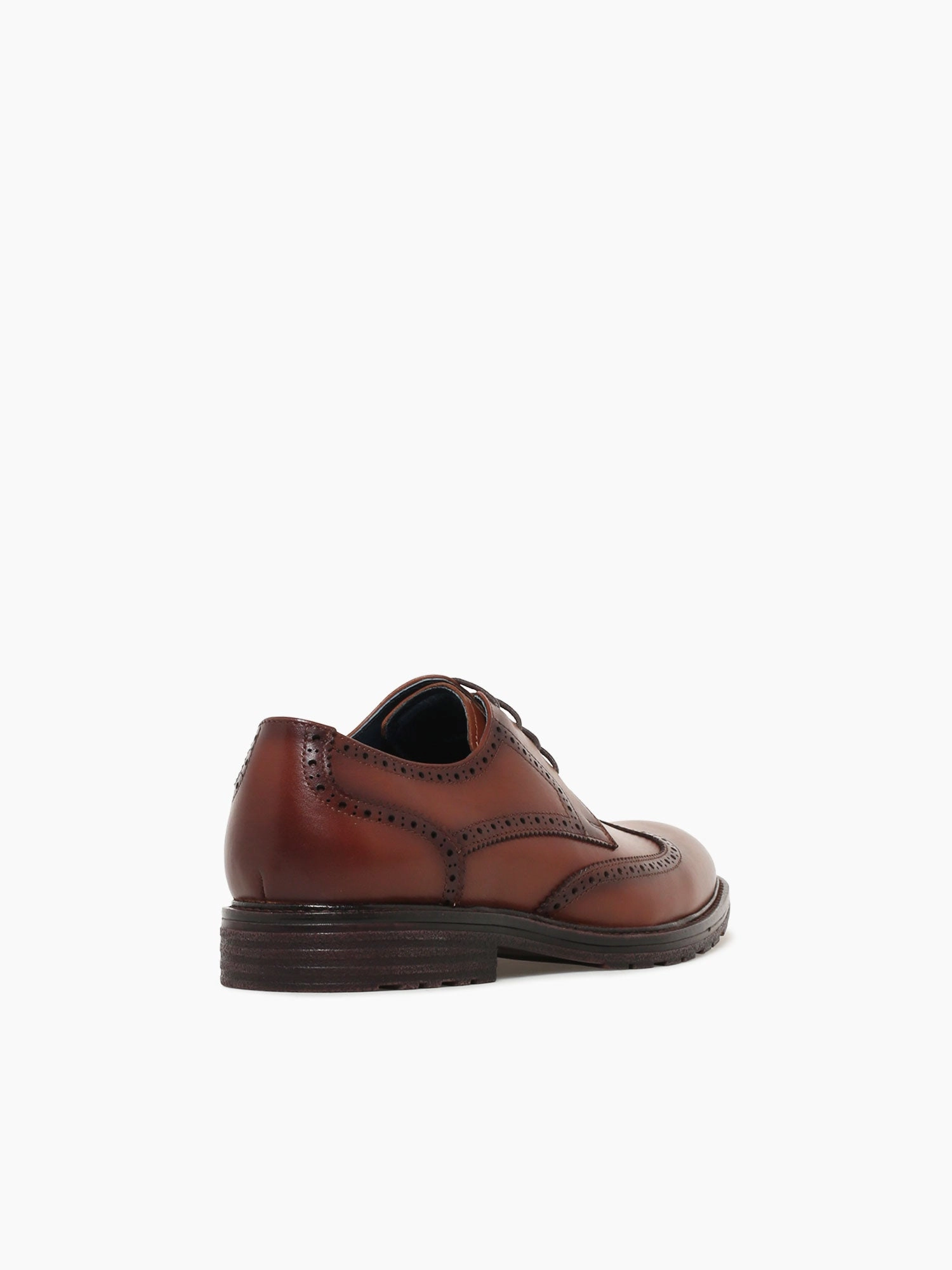 Comodoro Tan Brushed Calf Leather Demonia Oxfords