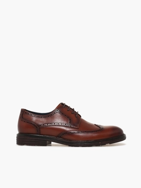 Comodoro Tan Brushed Calf Leather Bc Footwear Oxfords