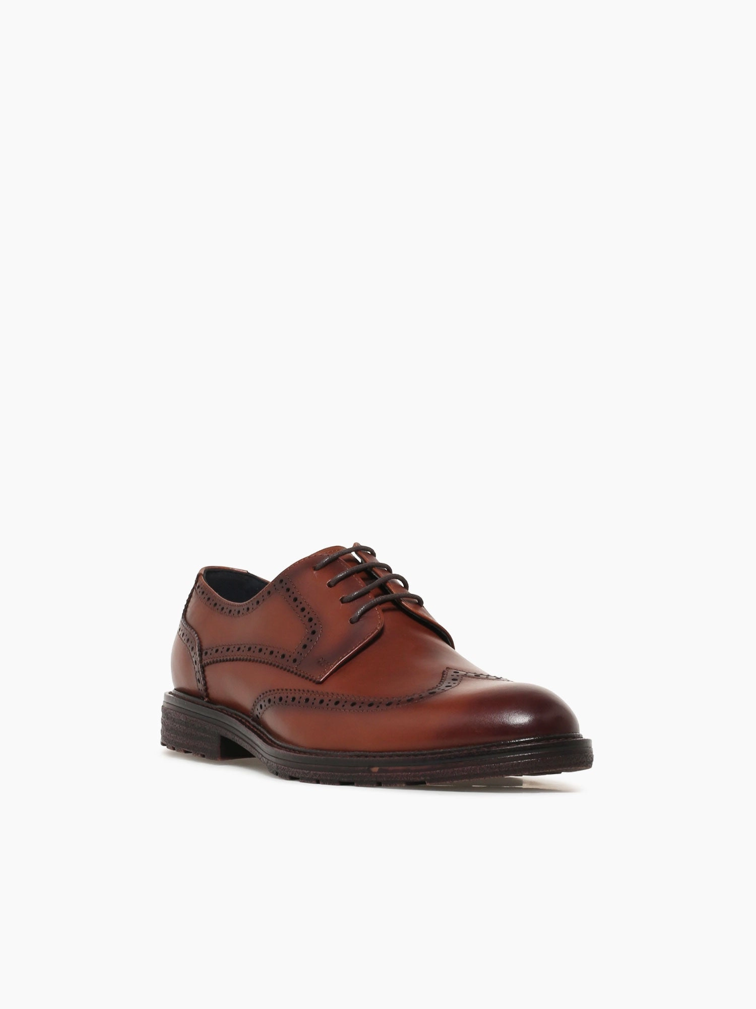 Oxfords Waterfall Comodoro Tan Brushed Calf Leather