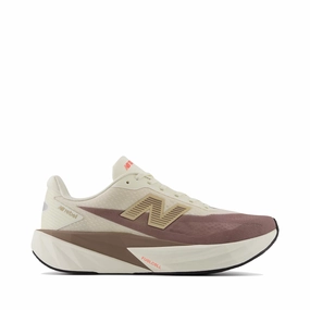 New Balance 990 V5 Mens New Balance Men's FuelCell Rebel v5 Sneaker in Angora with Earth Shadow and Sea Salt