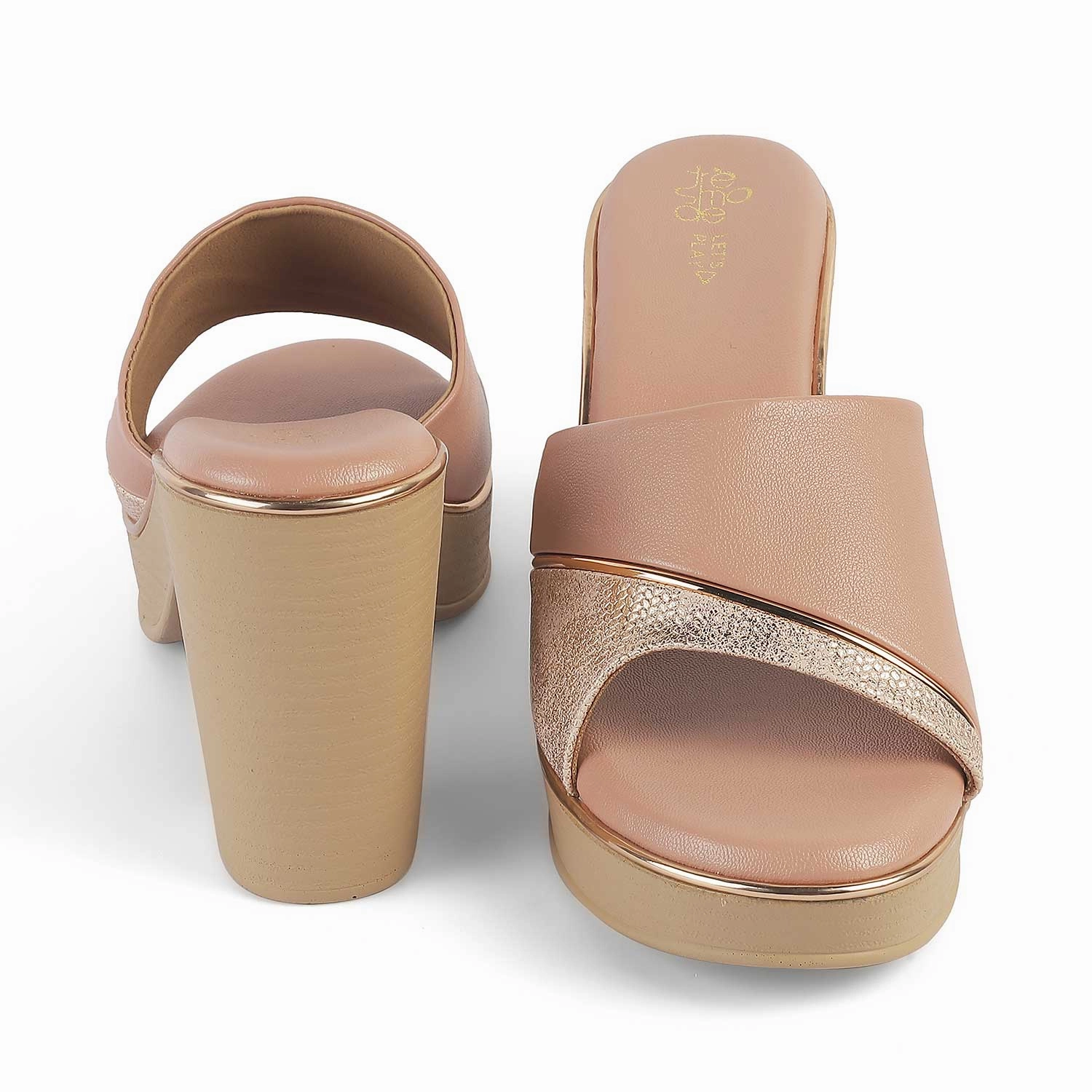 Tresmode Rosy Pink Women's Dress Block Heel Sandals Dress Sandals Flat