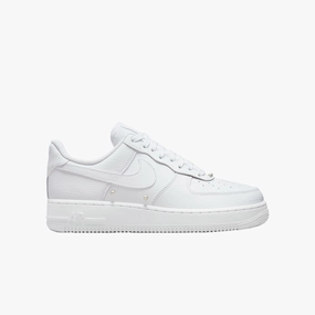 Nike Preschool Court Borough Mid Shoes Women's Air Force 1 `07 SE "Pearl White"