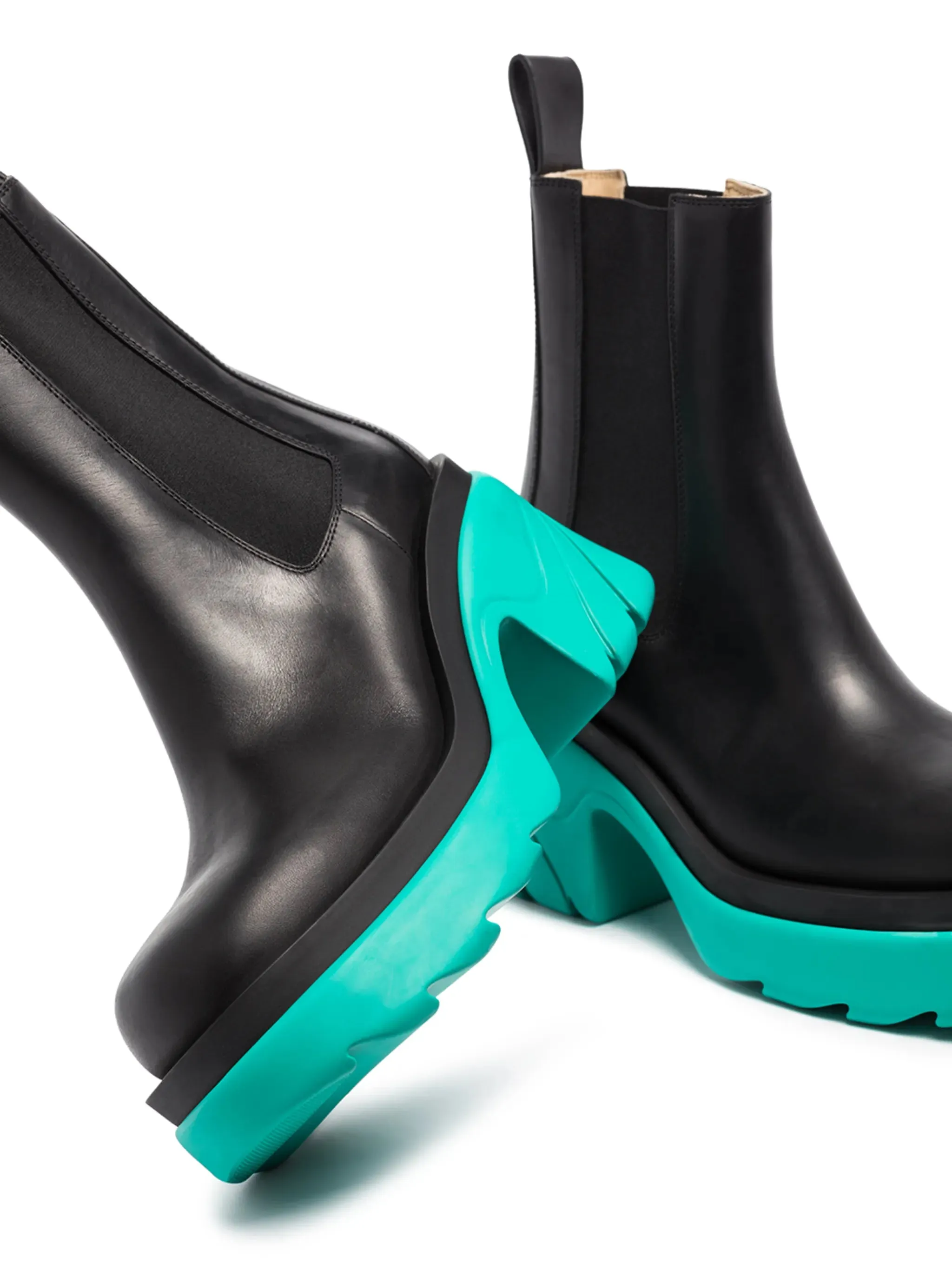 Size 5 Chelsea Boots contrast sole platform ankle boots