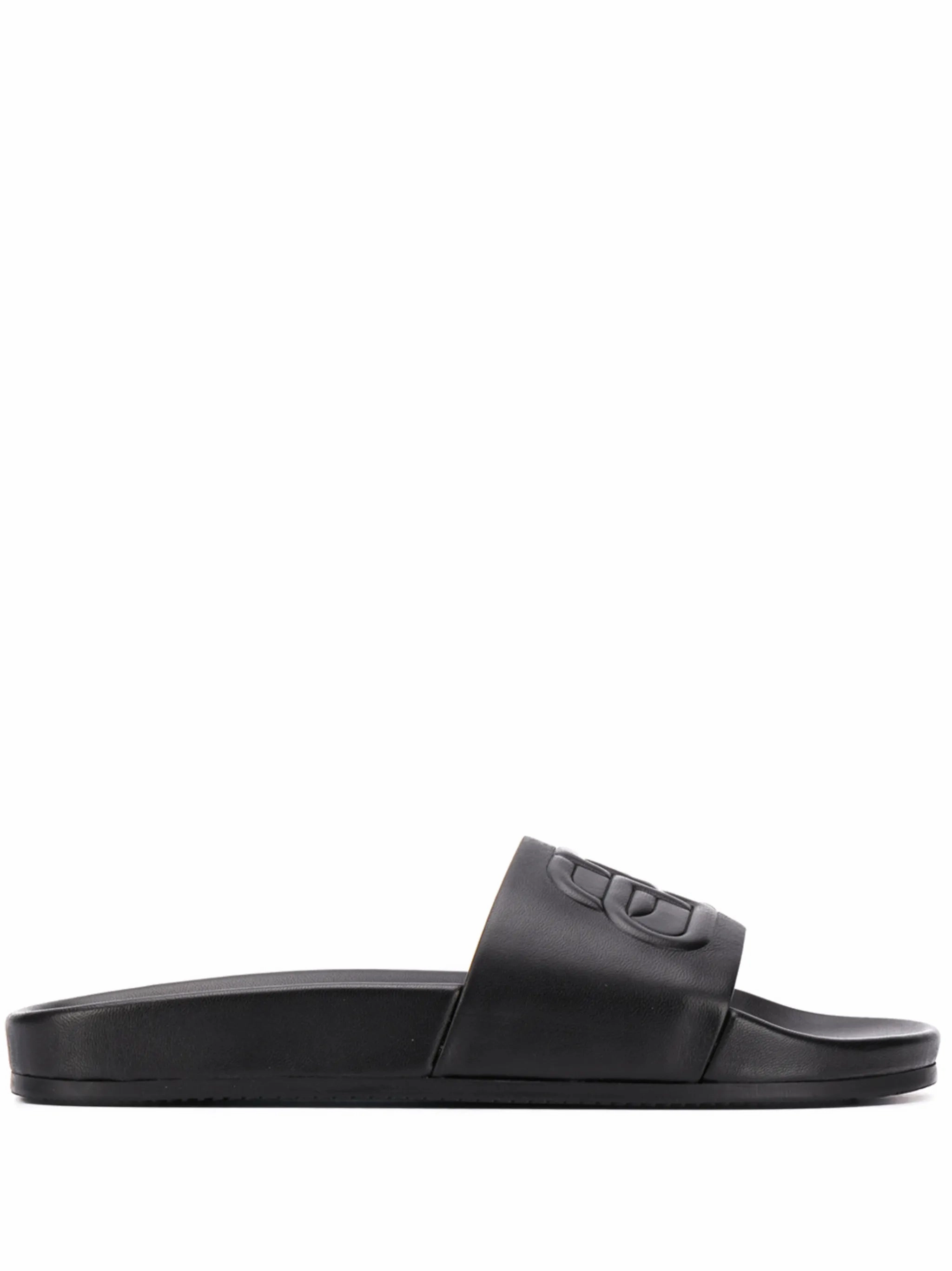BB embossed logo slides Muji House Slippers