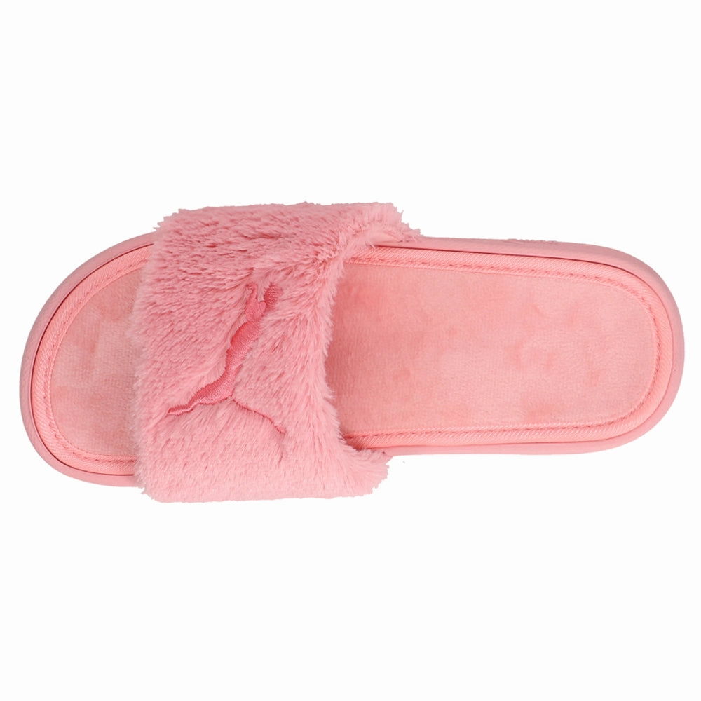 Sandals With Small Heel Cool Cat Fluffy BX Slide Sandals (Big Kid)