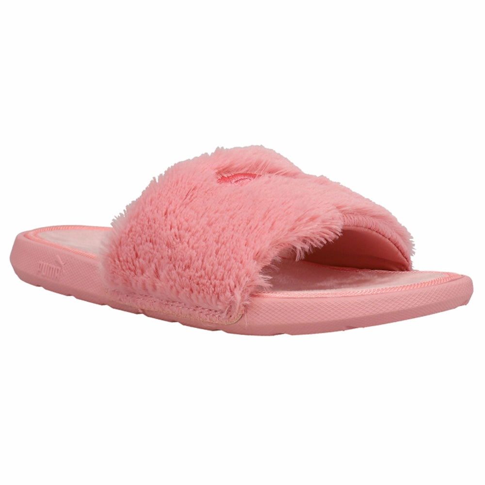 Sandals And Flip Flops Cool Cat Fluffy BX Slide Sandals (Big Kid)
