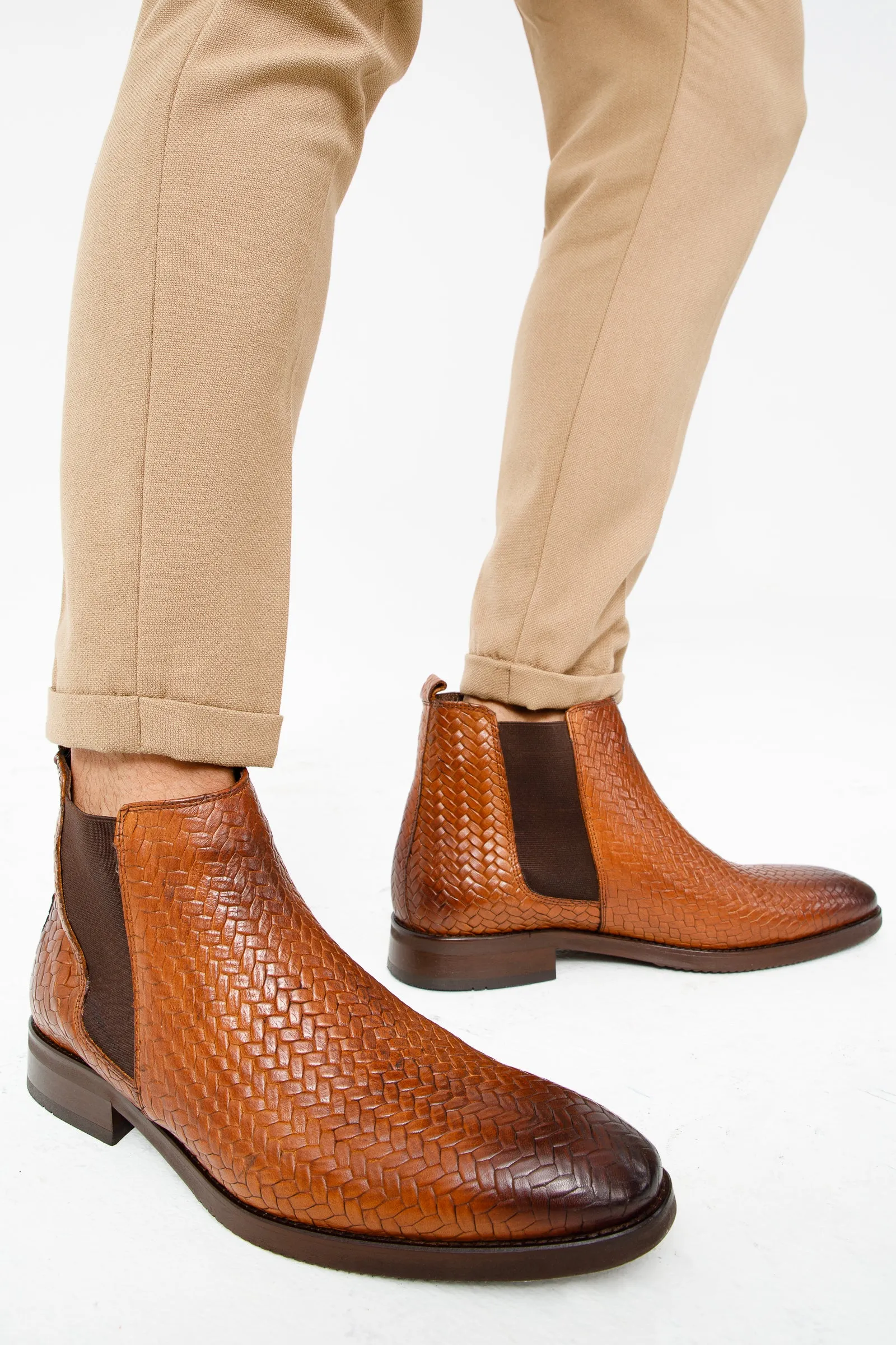 The Oslo Tan Leather Chelsea Men Boot Chelsea Boota