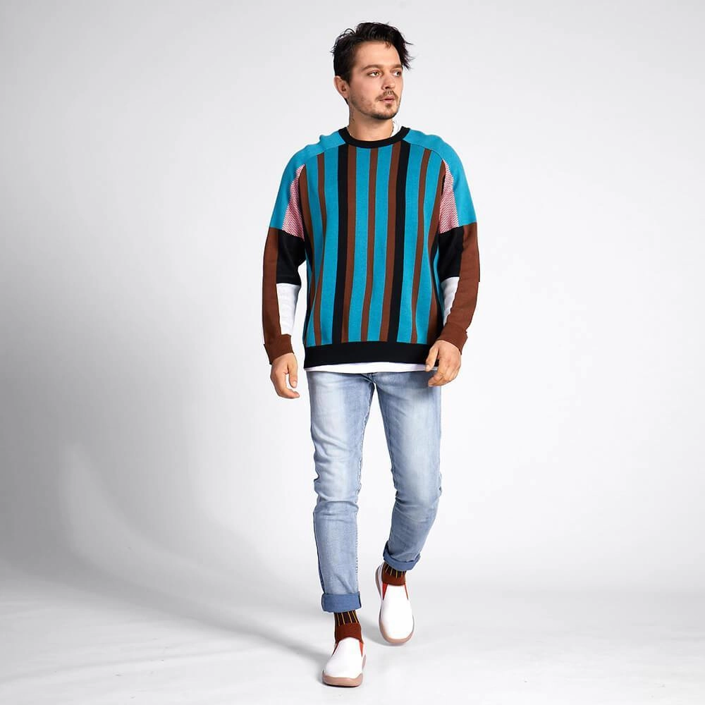 Styling Loafers Cuenca White Split Leather Men