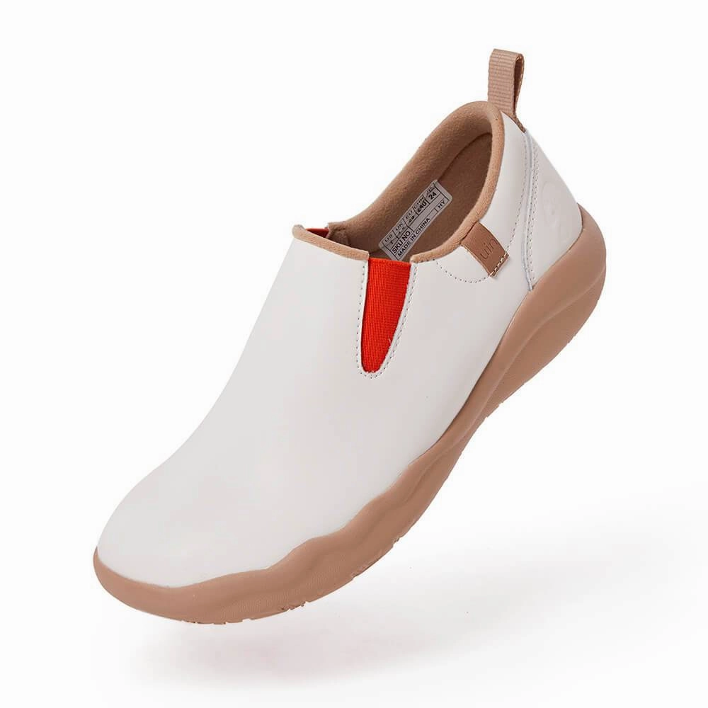 Ysl Leopard Loafers Cuenca White Split Leather Men