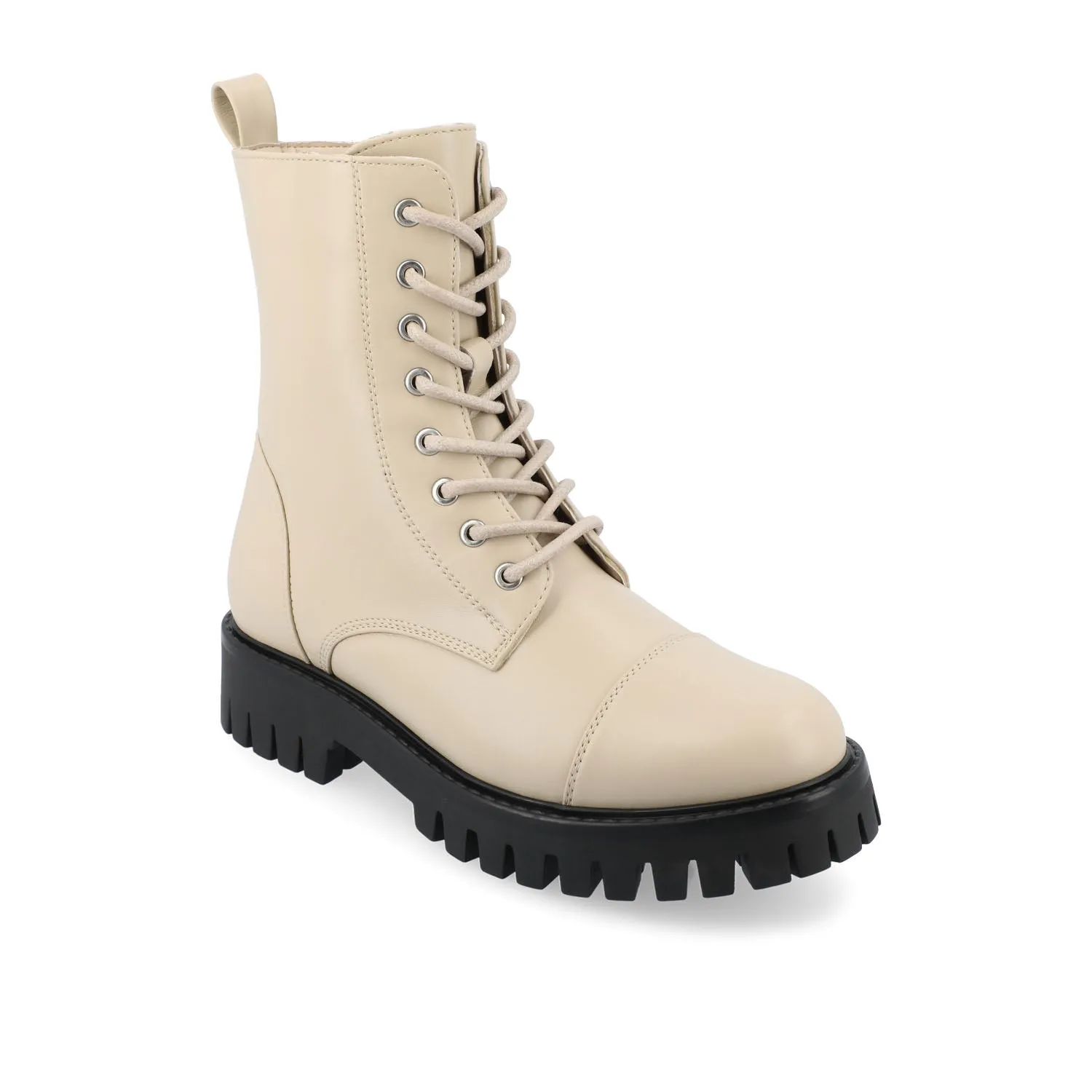 Combat Chelsea Boot AALEY LACE-UP BOOTIES IN WIDE
