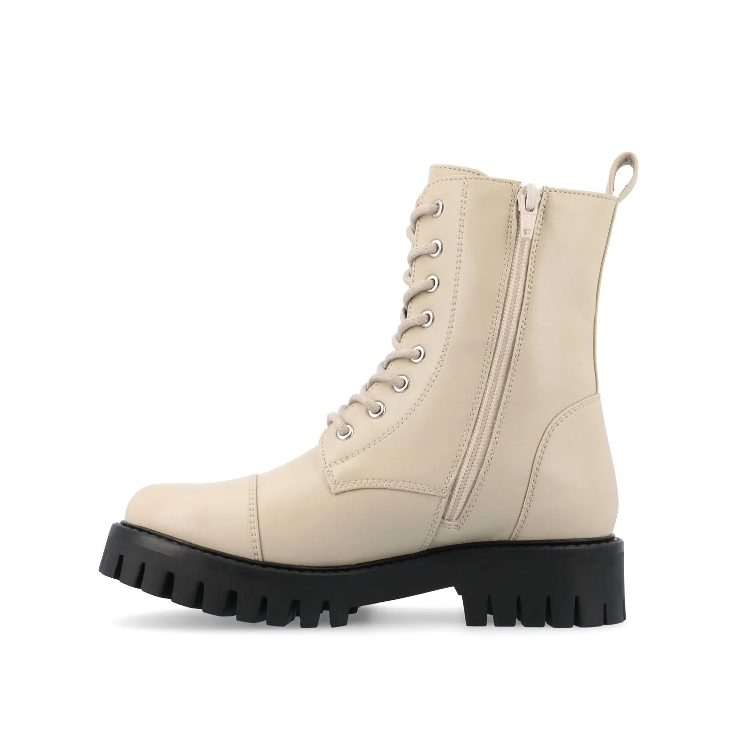 Combat Boot Lacing Techniques AALEY LACE-UP BOOTIES IN WIDE