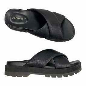 Sandals Heels Platform By Vionic In Black, Size:8 Best Foot Insoles For Heels
