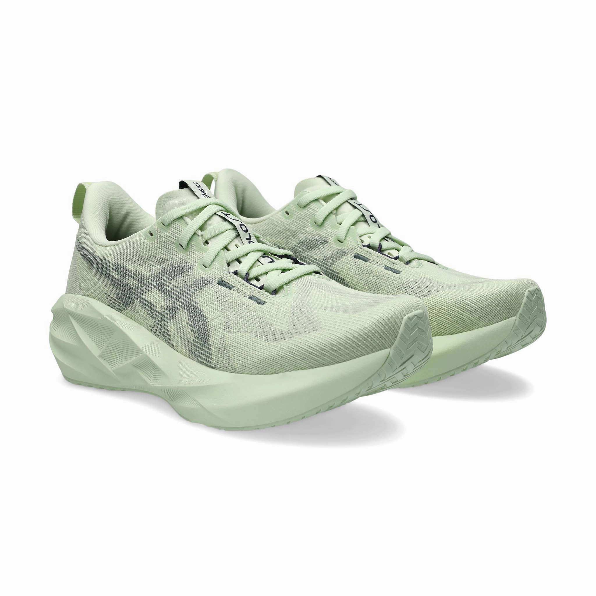 ASICS | Women's Novablast 5 Running Shoes - Whisper Green/Monument Taka Asics Shoes