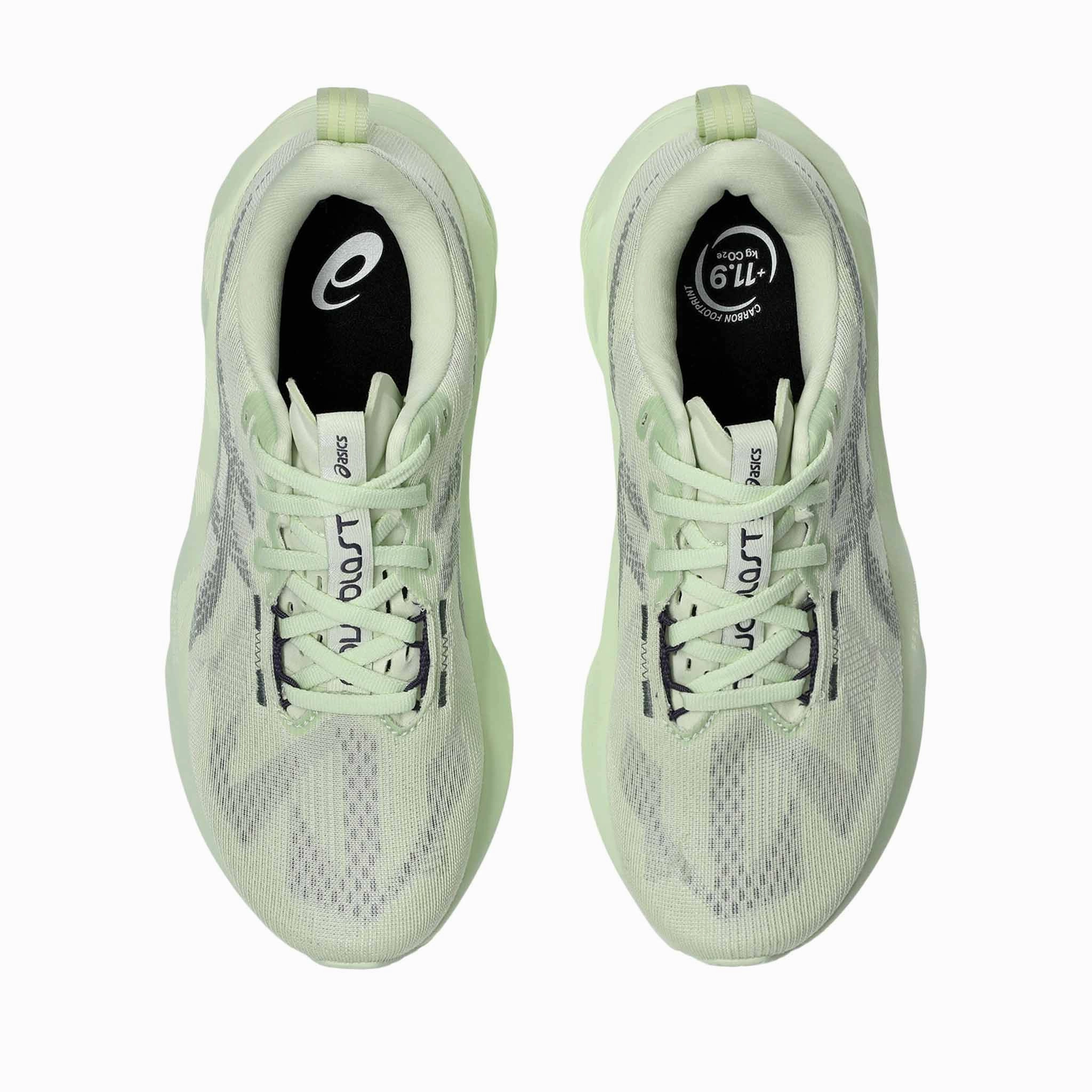 Best Asics Shoes For Achilles Tendonitis ASICS | Women's Novablast 5 Running Shoes - Whisper Green/Monument