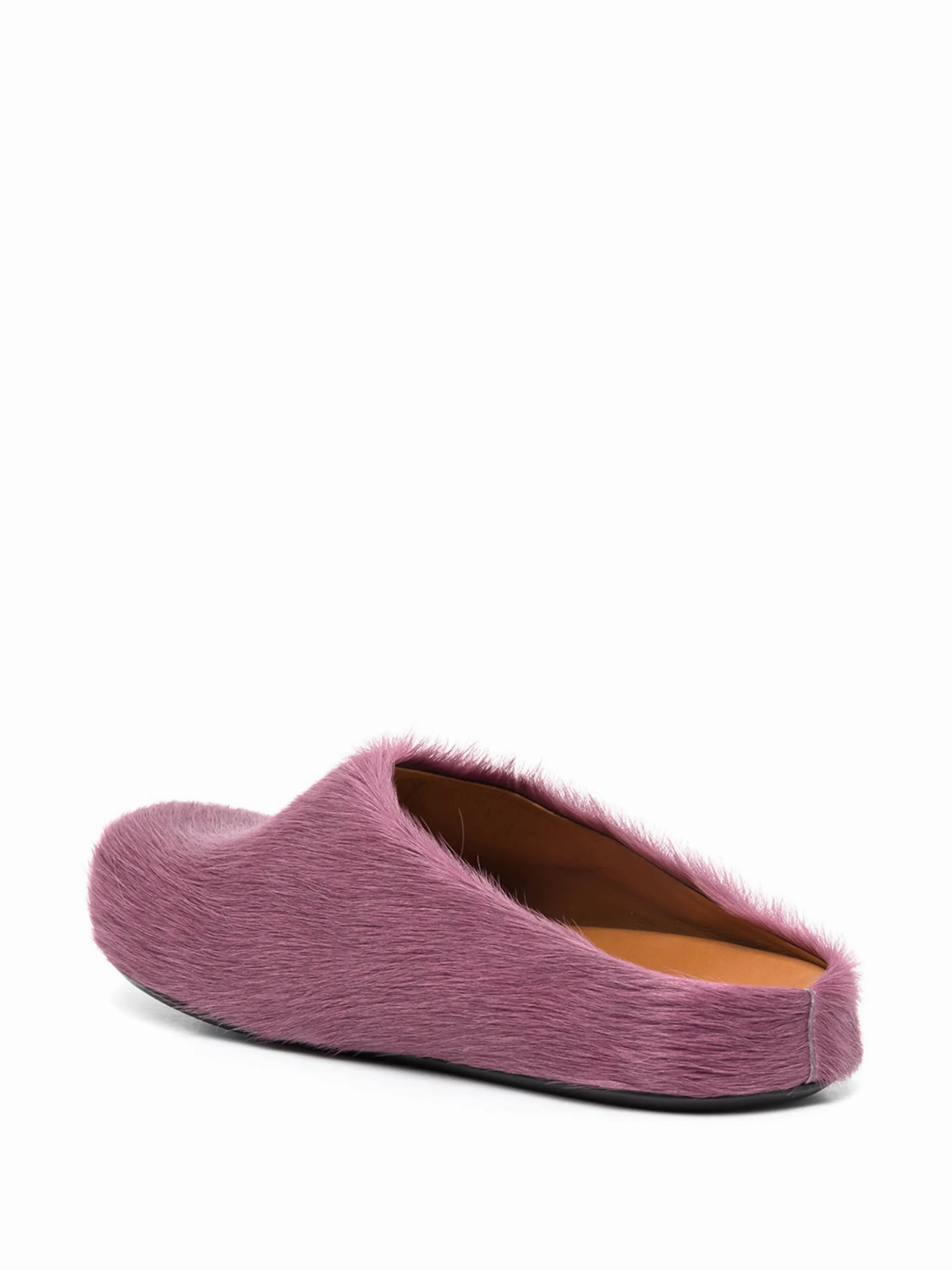 Aesthetic Slippers Fussbet Sabot calf-hair slippers