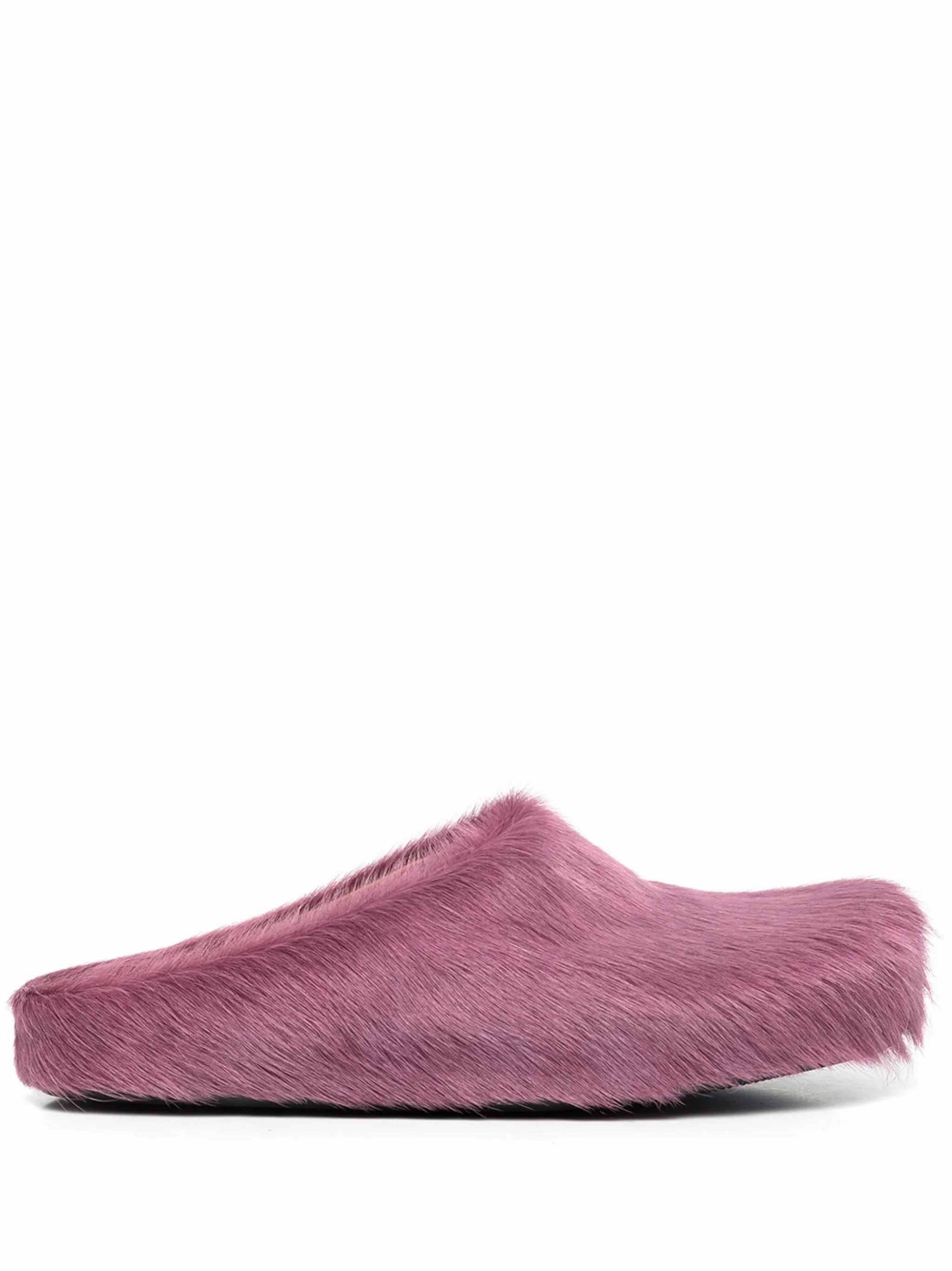 Ballerina Satin Slippers Fussbet Sabot calf-hair slippers