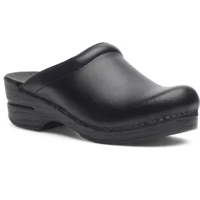 Dansko Women's Sonja Clog - Black Cabrio Most Comfy Work Boots