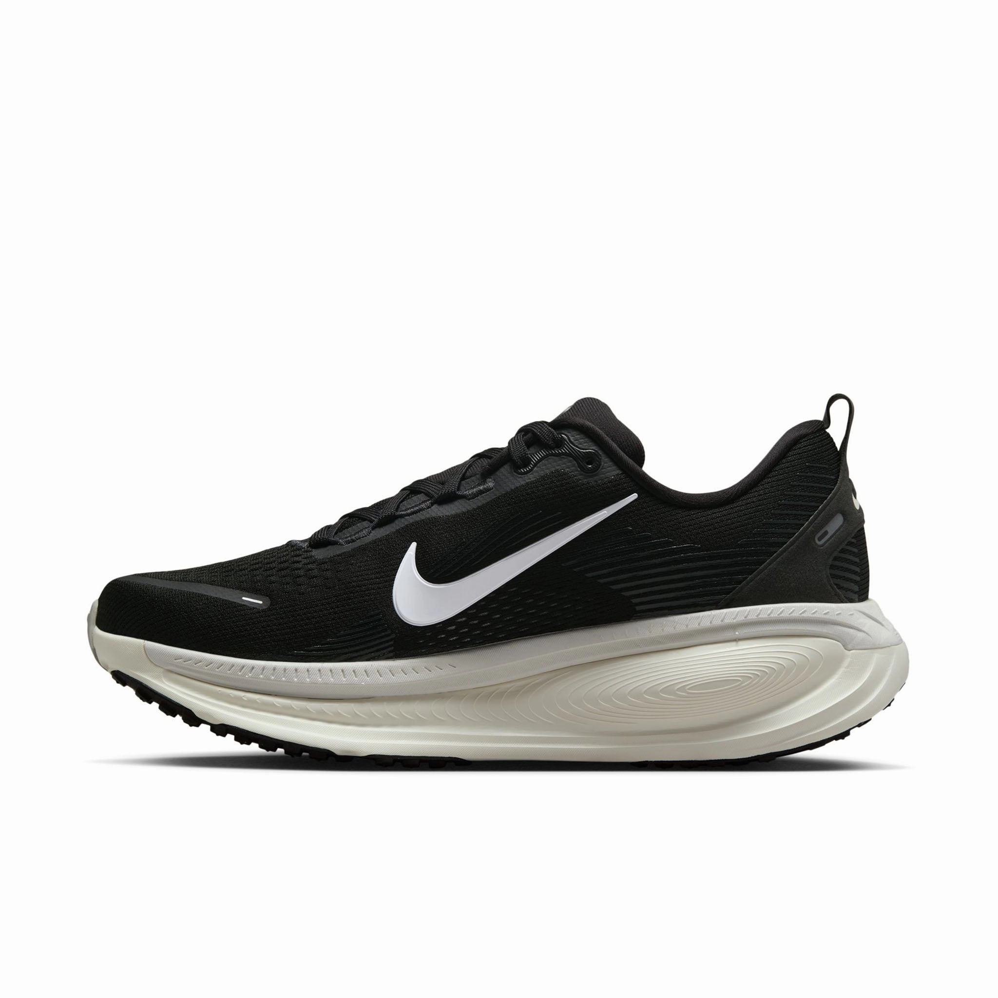 Nike | Men's Vomero 18 Road Running Shoes - Black/Summit White-Coconut Milk Nike Flyknit Racer Running Shoes