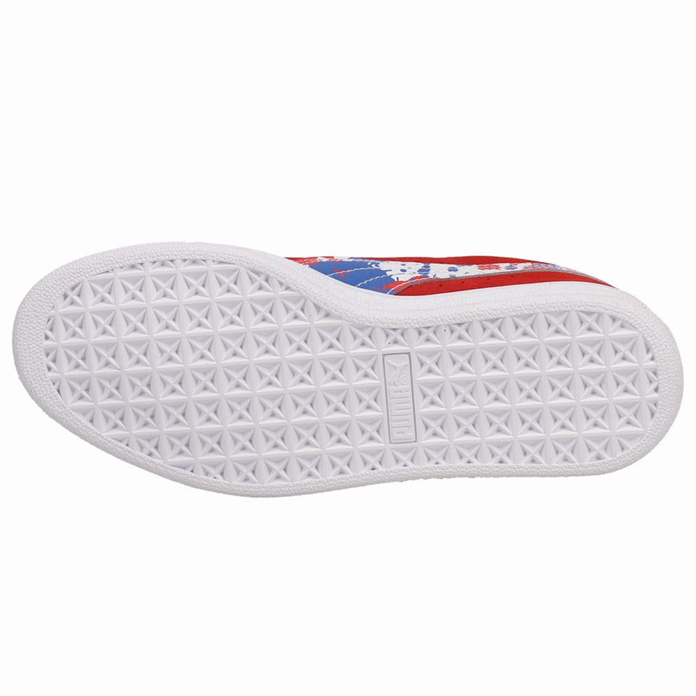 Best Gym Sneakers Suede Splash Lace Up Sneakers (Big Kid)