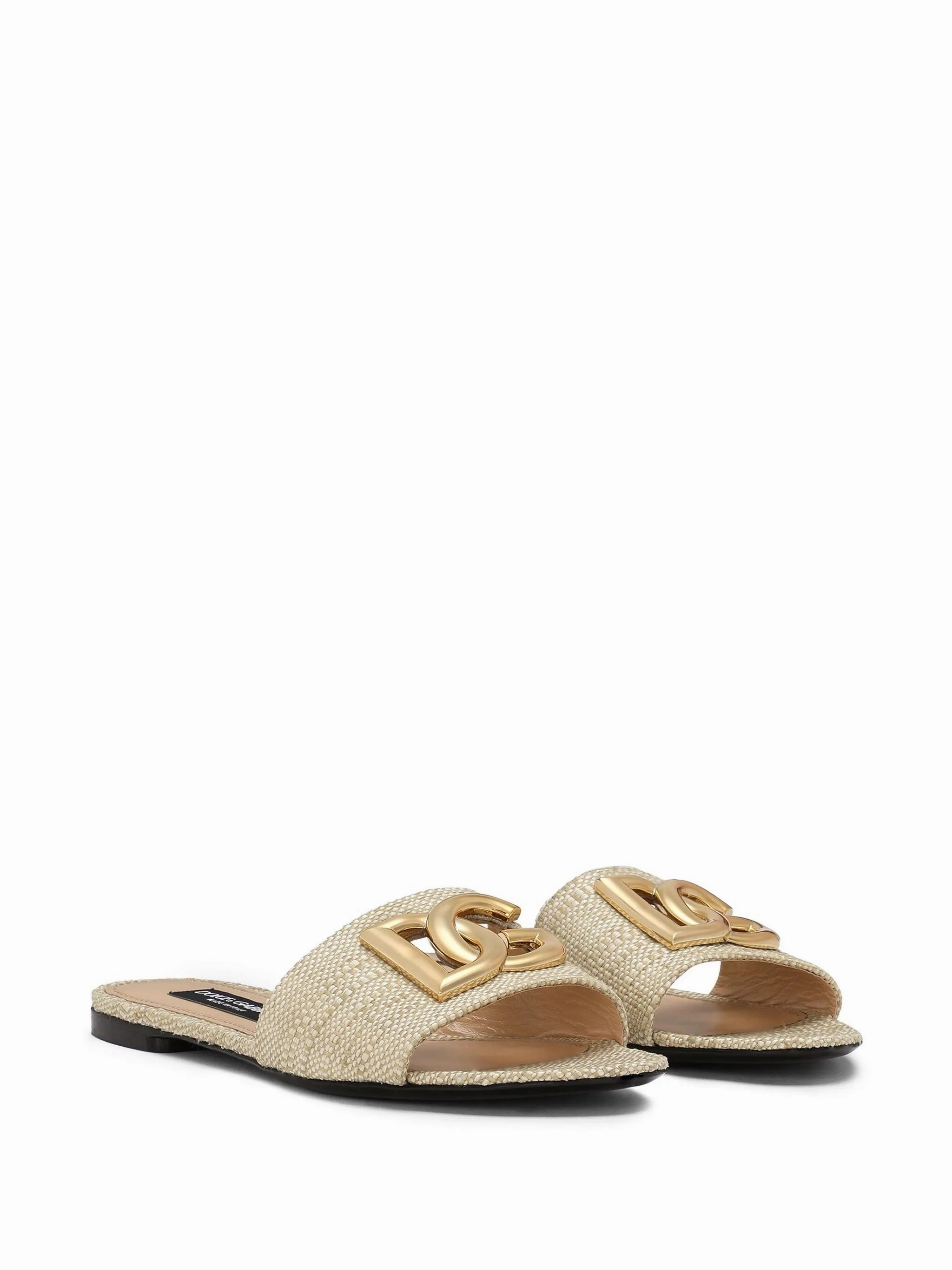 Ll Bean Slippers DG-logo raffia slides