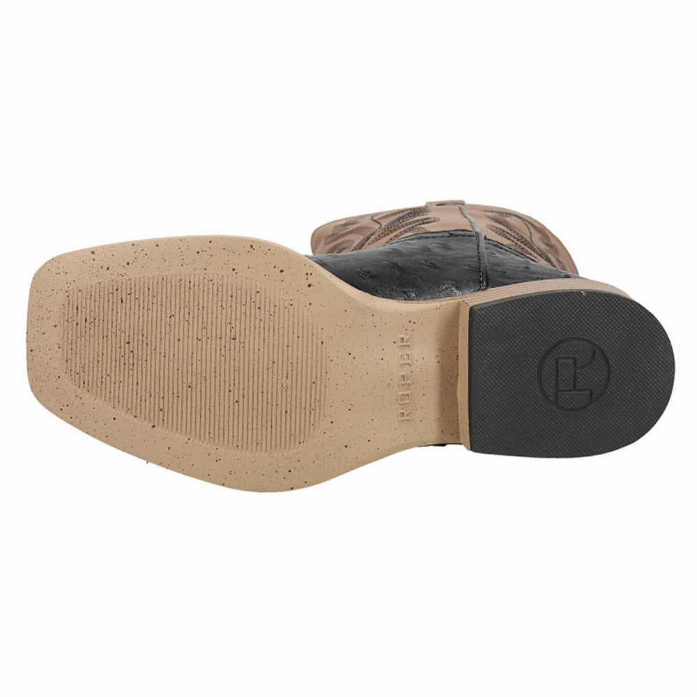 Bumps Embroidered Square Toe Cowboy Boots (Big Kid) Moon Boots Near Me