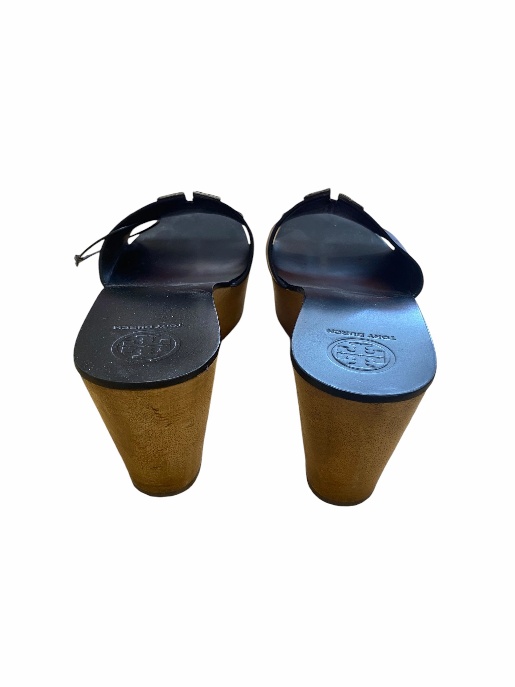 High Heels Design Sandals Heels Platform By Tory Burch In Black, Size: 6