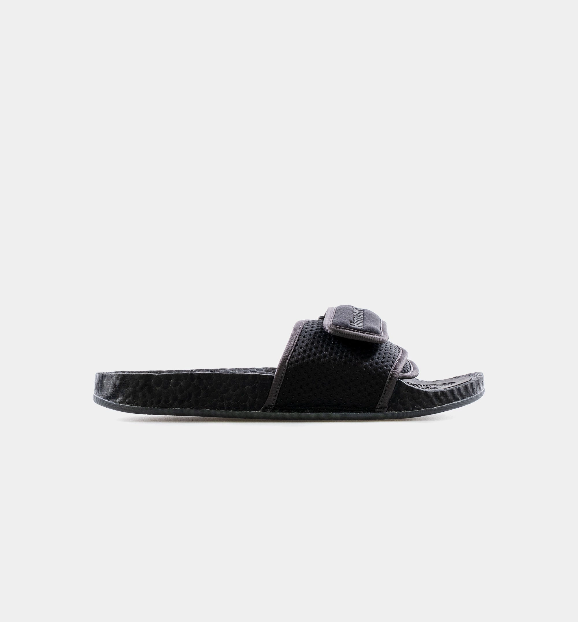 Pharrell Williams Chancletas Hu Mens Sandal Slides - Black Memory Slippers