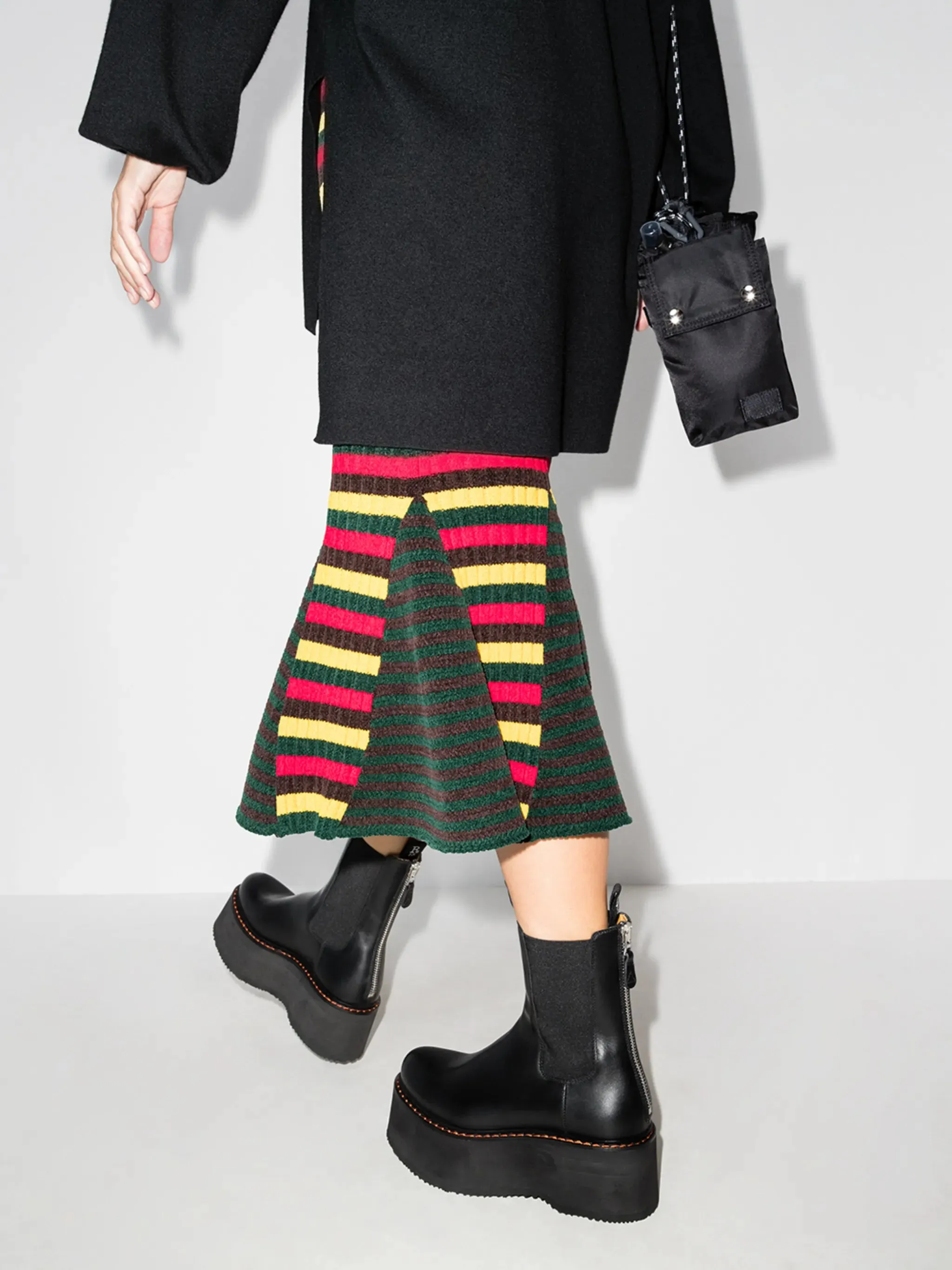 Double Stack Chelsea Boots Crazy Horse Leather Chelsea Boots