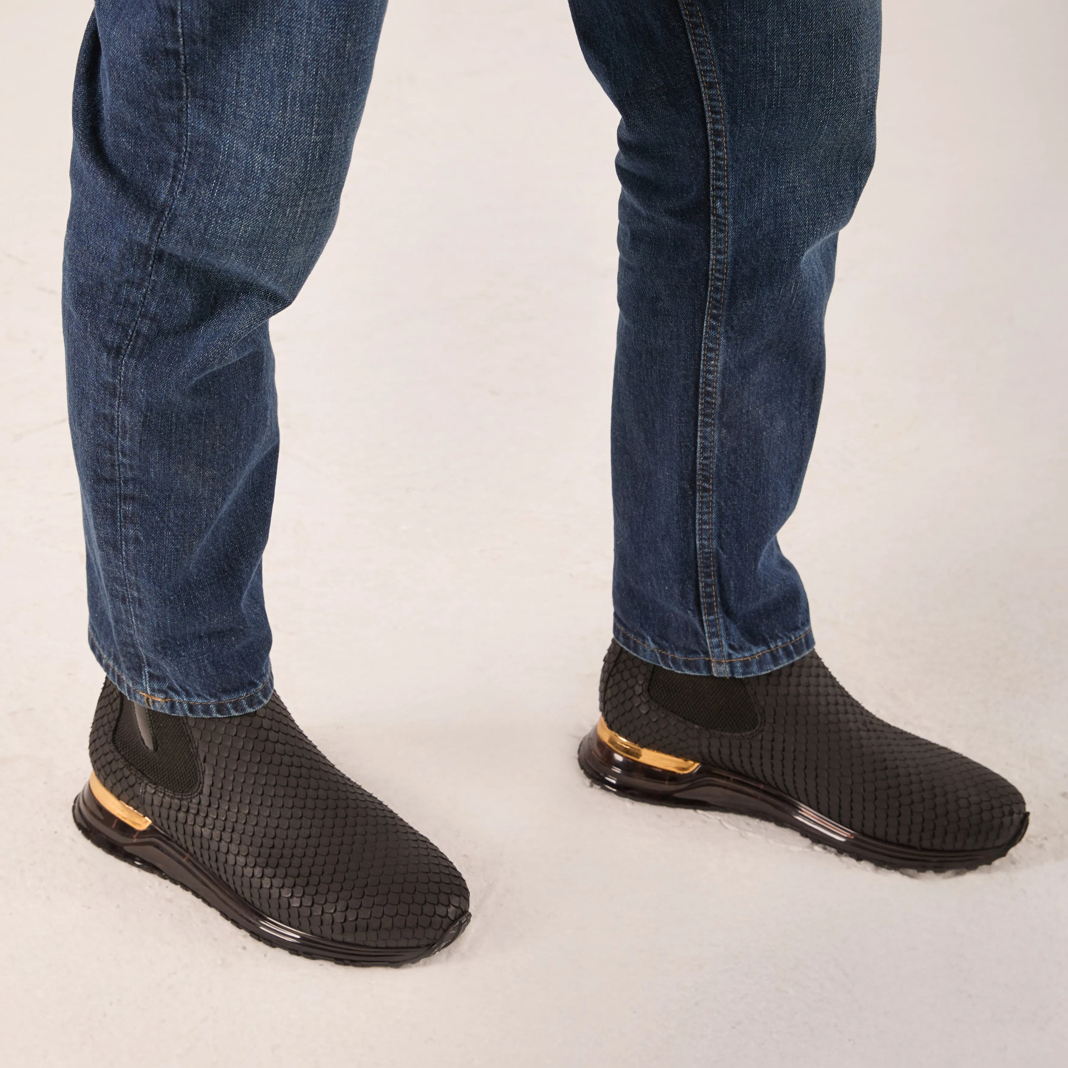 Josef Seibel Chelsea Boots The Panther Black Leather Men Chelsea Boot