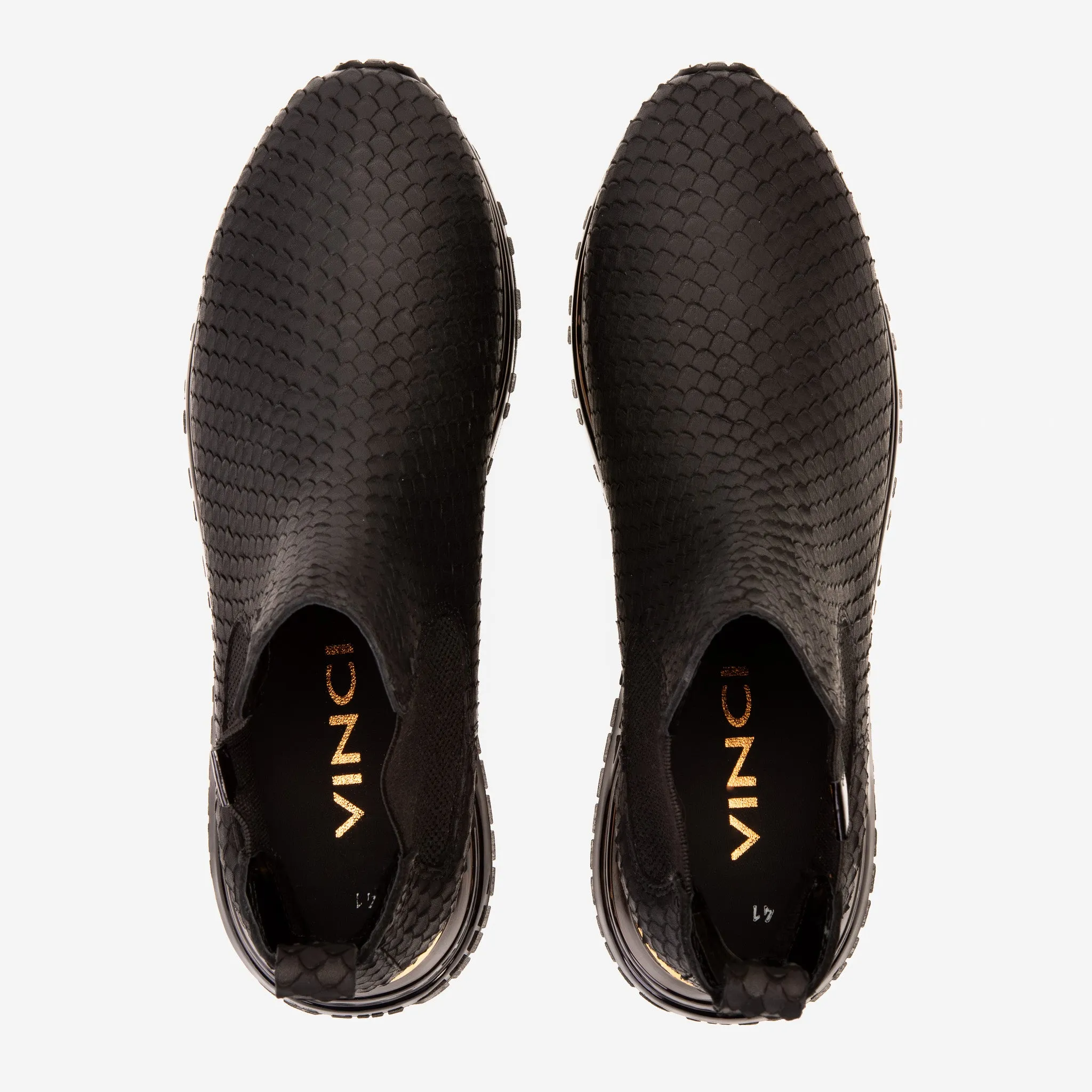 2976 With Zips Leather Chelsea Boots The Panther Black Leather Men Chelsea Boot