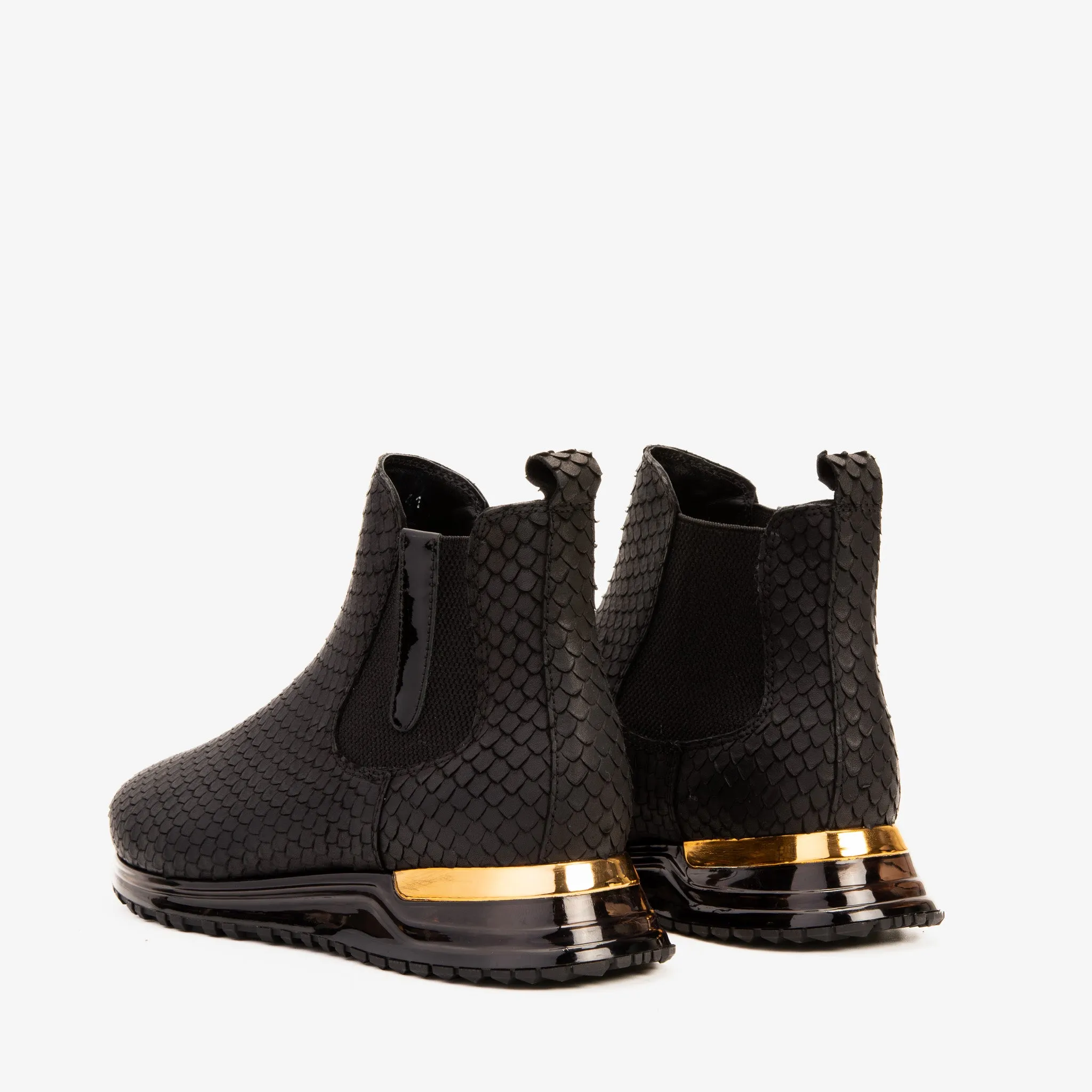 The Panther Black Leather Men Chelsea Boot Thinsulate Chelsea Boots