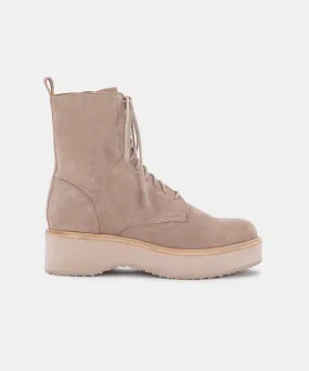VELA BOOTS ALMOND SUEDE - re:vita Usmc Combat Boot
