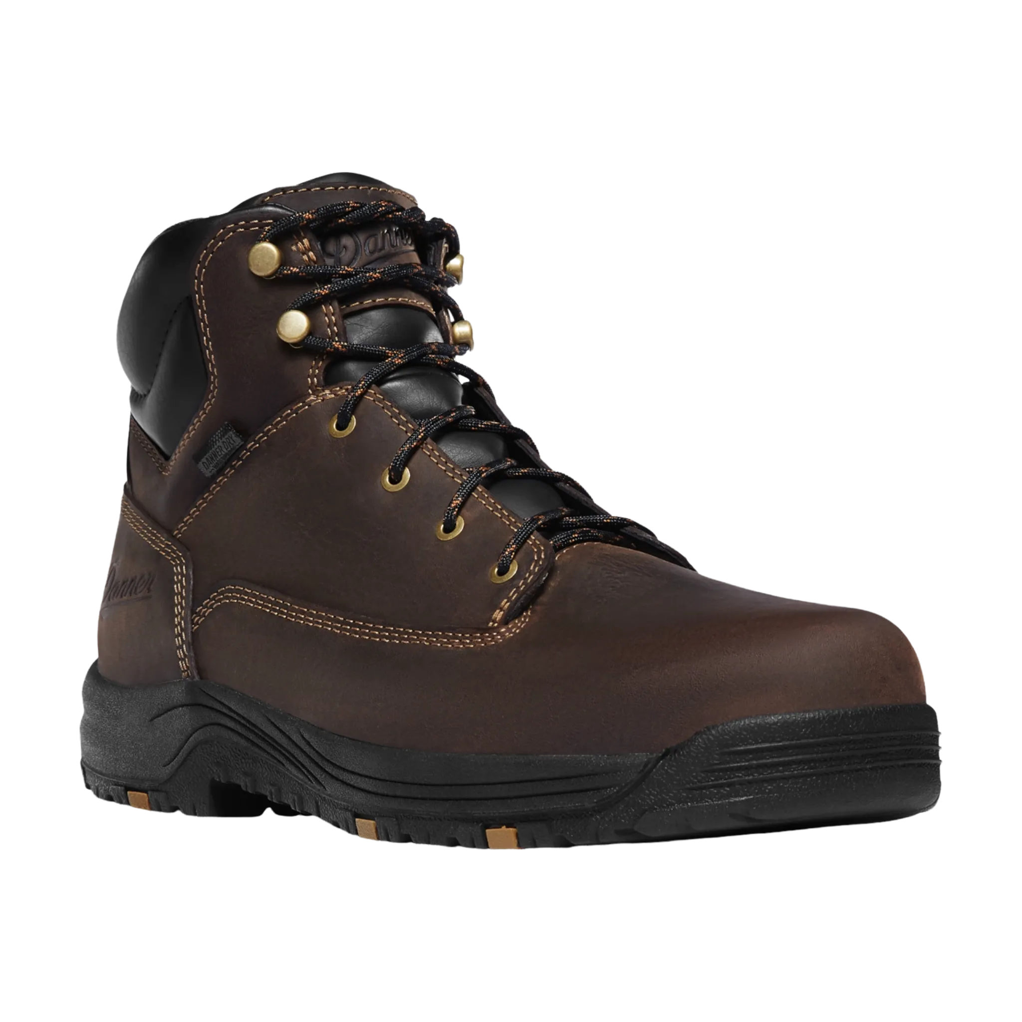 Caliper 6" Brown Aluminum Toe Astm Approved Work Boots