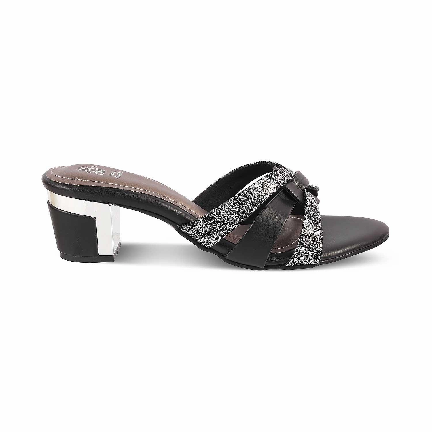 Traditional Japanese Sandals The Elche Black Women's Dress Block Heel Sandals Tresmode