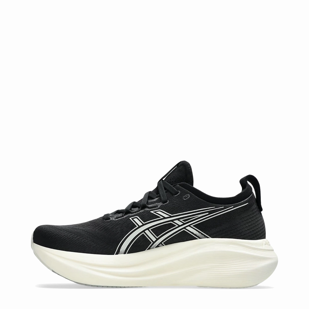 Asics Men's Gel-Nimbus 27 Sneaker in Black/Lake Grey Asics Shoes Volleyball